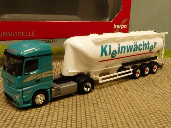 1/87 Herpa MB Actros Stsp 2.5 `18 Kleinwächter Eutersilo-Sattelzug 312530