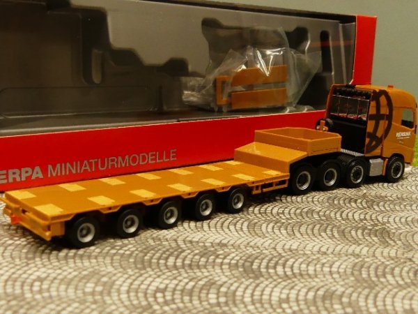 1/87 Herpa Volvo FH GL Semitieflade Sattelzug Rensink (NL) 309523