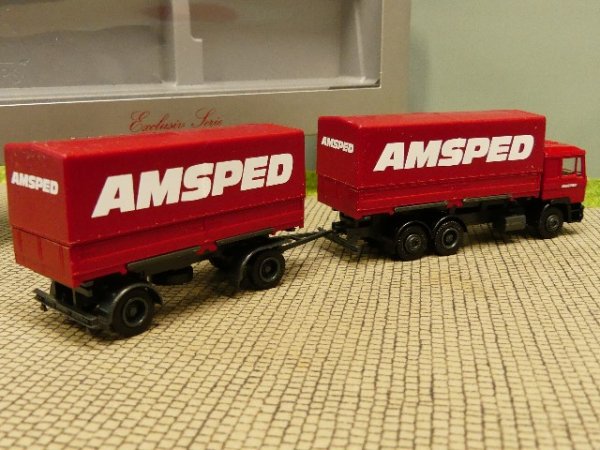 1/87 Herpa MAN F90 AMSPED Meier Wechselpritschen HZ