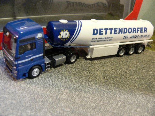 1/87 Herpa MAN TGX XXL Euro 6c Dettendorfer Benzintank-SZ 307208