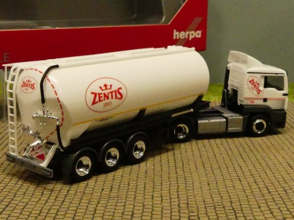 1/87 Herpa MAN TGS LX Zentis Silo-Sattelzug 312936