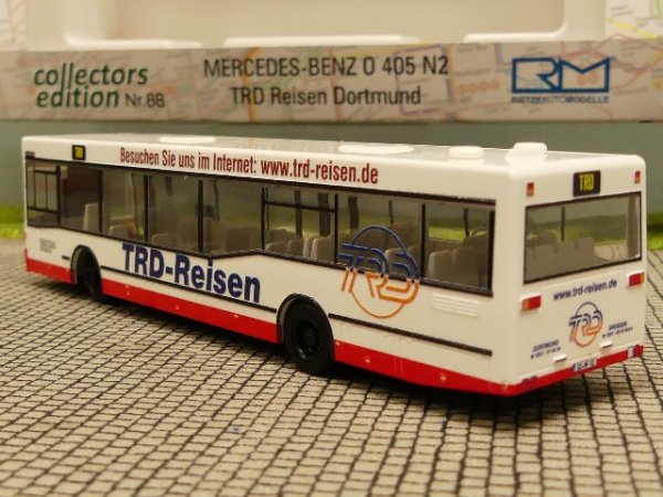 1/87 Rietze MB O 405 N2 TRD Reisen Dortmund 75221