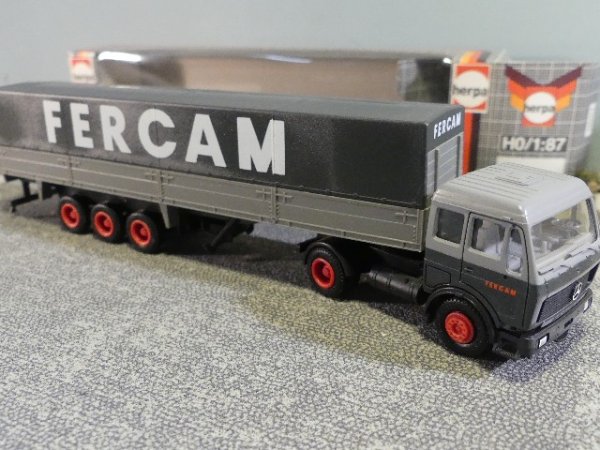 1/87 Herpa MB NG FERCAM Schweiz CH Pritschen SZ #190