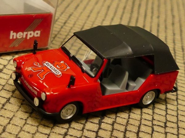 1/87 Herpa Trabant 601 Kübel Werkfeuerwehr LEAG/Brandenburg 093460