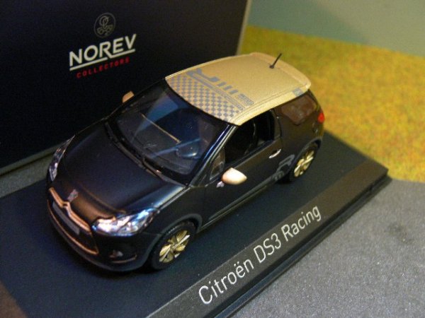 1/43 Norev Citroen DS3 Racing 2013 mattschwarz/gold 155288