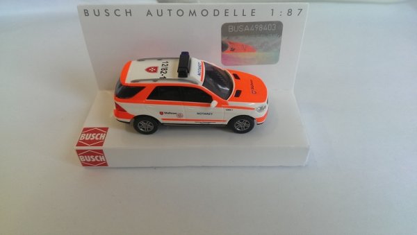 1/87 Busch MB ML-Klasse Malteser 43313