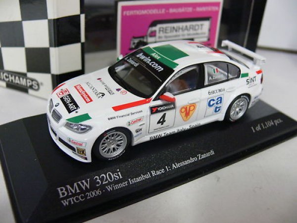 1/43 Minichamps BMW 320si WTCC '06 Winner Istanbul Race 400062604