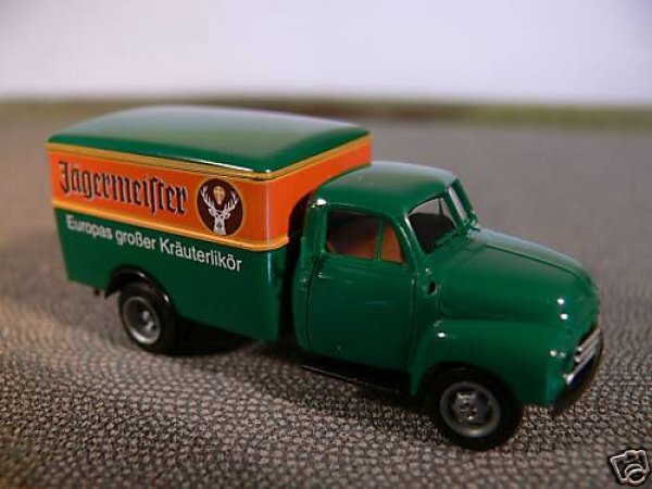 1/87 Brekina Opel Blitz Jägermeister Sondermodell Reinhardt