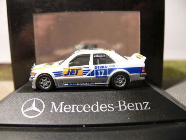 1/87 Herpa MB 190 E 2.5-16 MS.JET.Racing Dekra #17 v. Ommen Sondermodell