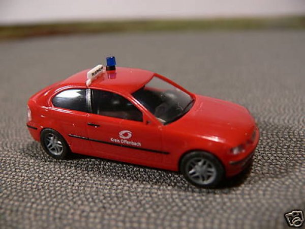 1/87 Herpa BMW 3er Compact Feuerwehr Kreis Offenbach  045865