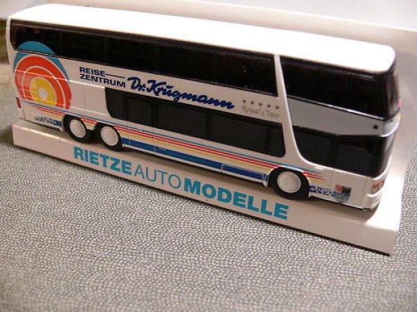 1/87 Rietze Setra 328 DT Reisezentrum Dr.Krugmann Sondermodell