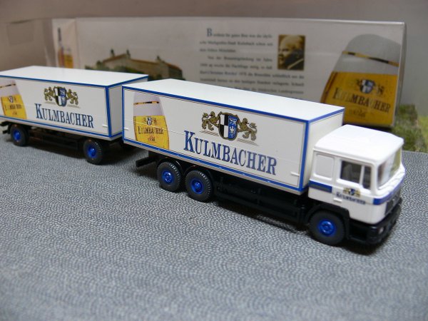 1/87 Wiking MAN F 2000 Kulmbacher Hängerzug 0144