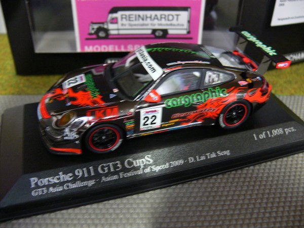 1/43 Minichamps Porsche 911 GT3 CupS  GT3 Asia Challenge #22 400097922