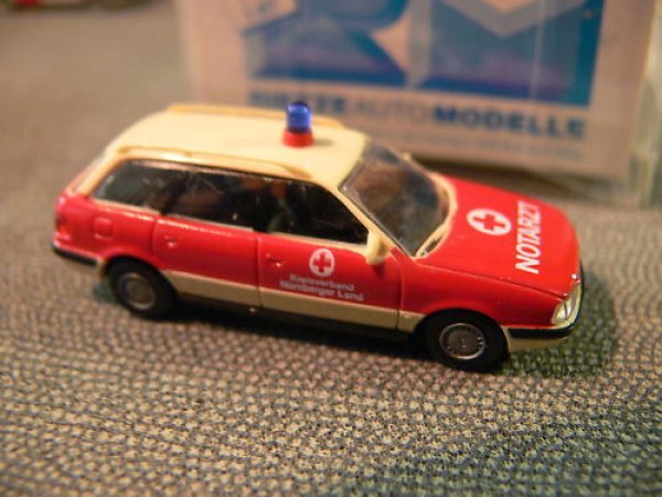 1/87 Rietze Audi 80 Avant Notarzt Nürnberger Land 50500