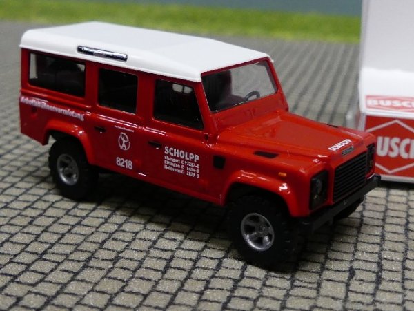 1/87 Busch Land Rover Defender Scholpp 50368