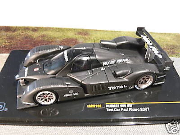 1/43 IXO Peugeot 908 HDI Test Car Paul Ricard 07 Carbon