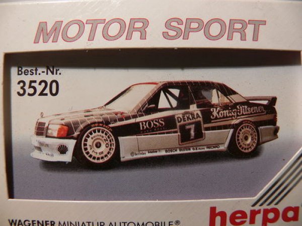 1/87 Herpa AMG MB 190 E 2.5-16 ONS DTM #7 K. Ludwig 3520