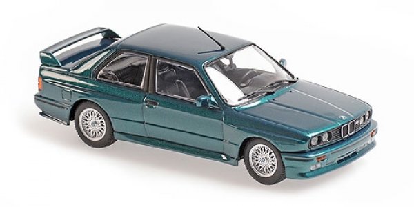 1/43 Maxichamps BMW M3 E30 1987 grünmetallic 940020304