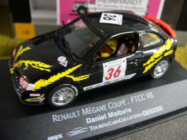 1/43 Onyx XTC99021 Renault Lagune Coupe FTCC 1998 D.Malbete #36