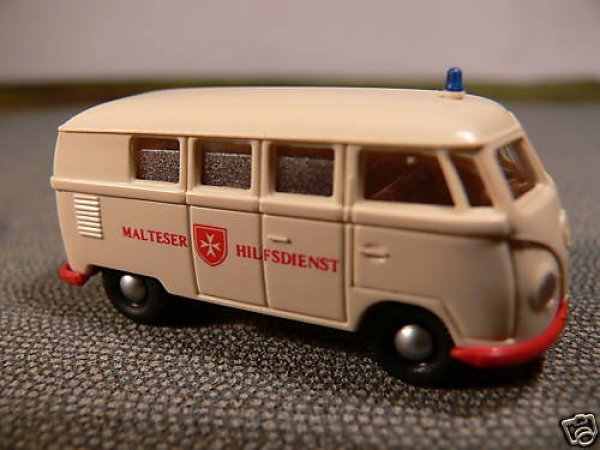 1/87 Brekina # 0055 VW T1 a Bus Malteser Hilfsdienst