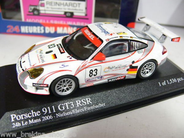 1/43 Minichamps Porsche 911 GT3 RSR 24h Le Mans '06 #83 400066483