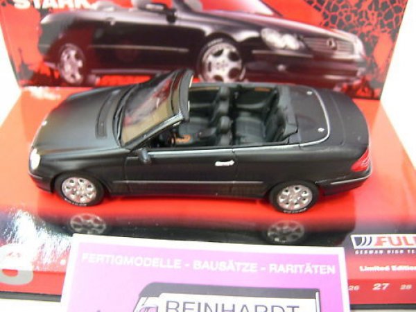 1/43 Minichamps MB CLK Cabrio Fulda matt schwarz 436031432