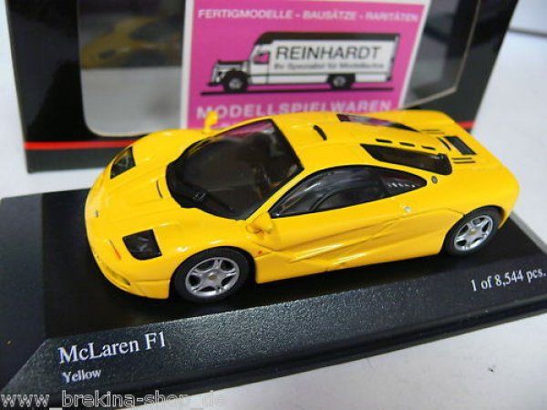 1/43 Minichamps MB McLaren F1 gelb