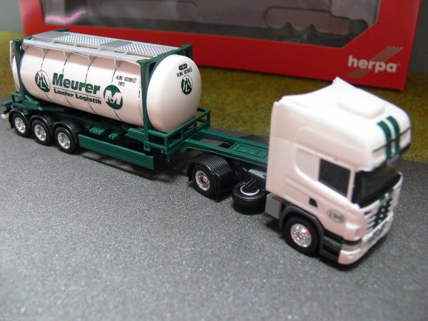 1/87 Herpa Scania R09 TL Tank-Sattelzug Meurer 302401