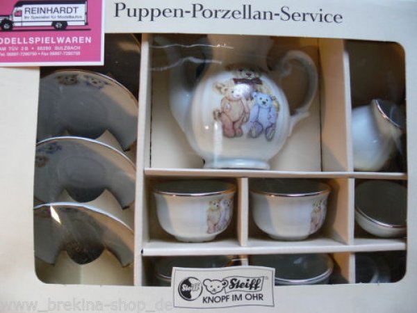 Steiff Puppen Porzellan Service Decor Millenium 12 teilig
