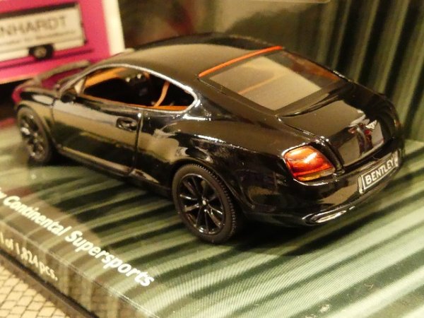 1/43 Minichamps Bentley Continental Supersports schwarz 2te Wahl