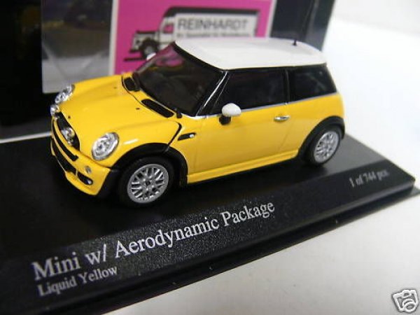 1/43 Minichamps Mini One with Aero Package 2002 gelb