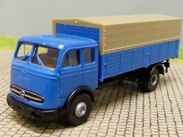 1/87 Brekina MB 334 blau Pritsche 7600