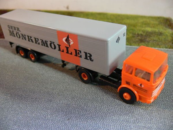 1/87 Brekina MB 1620 Mönkemöller Koffer-Sattelzug 81037