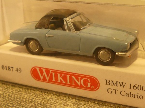 1/87 Wiking BMW 1600 GT hellblau 0187 49