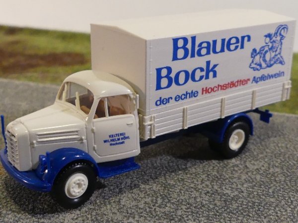 1/87 Brekina Borgward 4500 Blauer Bock Hochstädter Pritsche