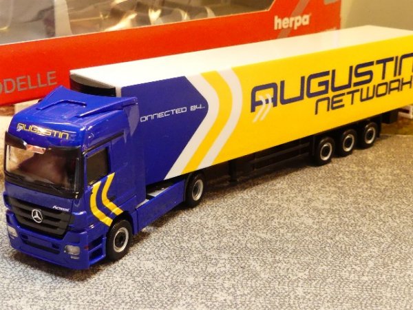 1/87 Herpa MB Actros AUGUSTIN Österreich Kühlkoffer Sattelzug 158732