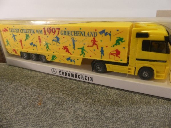 1/87 Wiking MB Actros Leichtathletik WM 1997 Griechenland