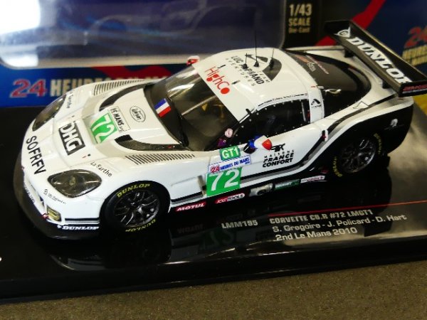 1/43 Ixo Corvette C6.R #72 LMGT1 2nd Le Mans 2010