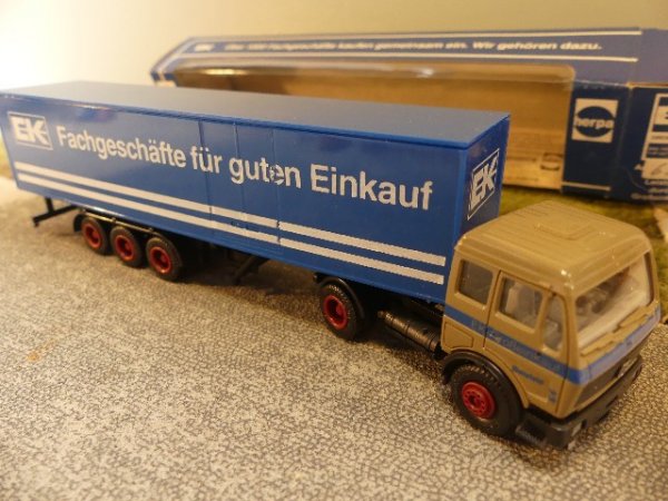 1/87 Herpa MB NG EK Fachgeschäfte Koffer Sattelzug #68