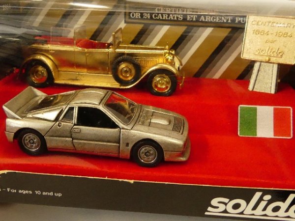 1/43 Solido Lancia 037 + Fiat 524N Set 1984 Italien