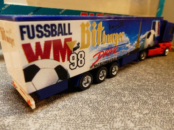 1/87 Albedo Renault AE Bitburger Drive Fußball WM 98