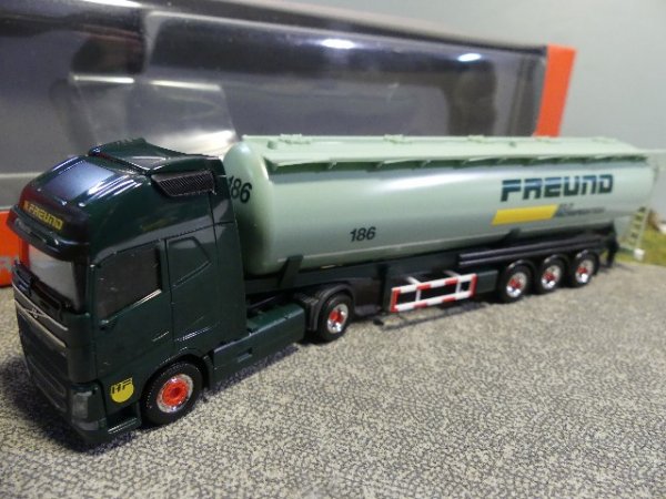 1/87 Herpa Volvo FH Gl. XL  Freund Silo-Sattelzug 308168