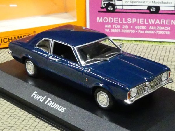 1/43 Maxichamps Ford Taunus 1970 blau 940 081302