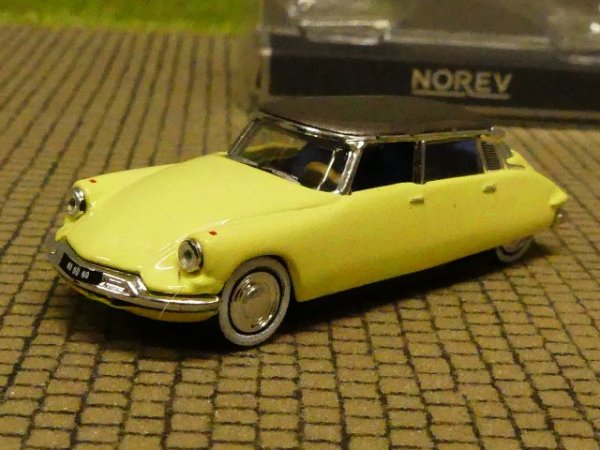 1/87 Norev Citroen DS 19  1958 gelb 157085