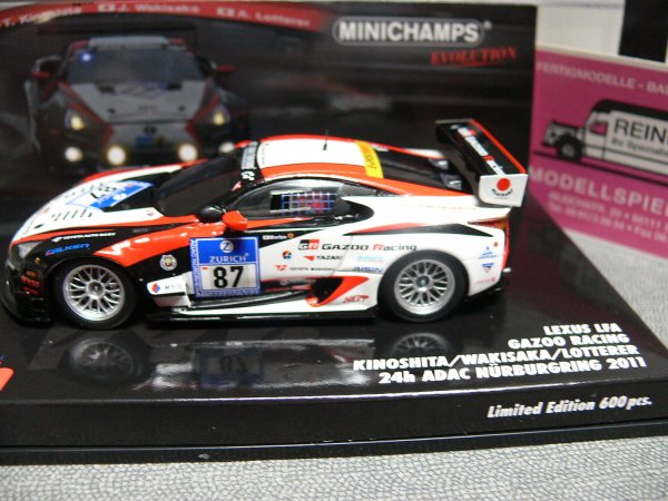 1/43 Minichamps Lexus LFA Gazoo Racing 24h ADAC Nürburgring 2011 437111687