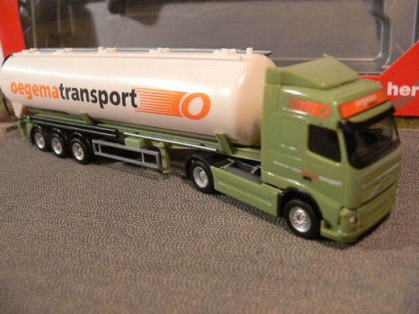 1/87 Herpa Volvo FH GL Oegema NL Silo-Sattelzug 158084