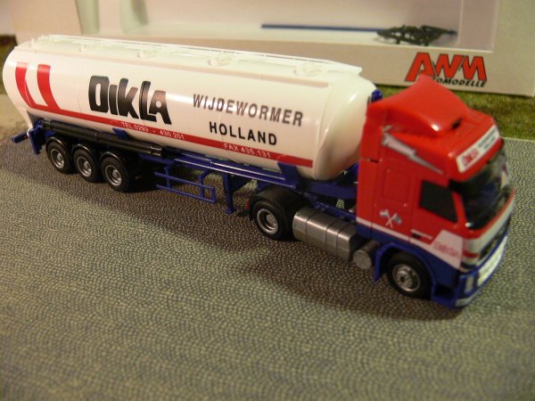 1/87 AWM Volvo FH12 Dikla Wijdewormer Holland NL Silo-Sattelzug 53083