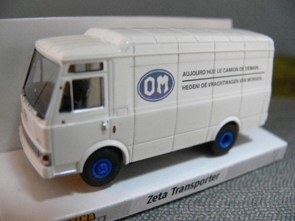 1/87 Brekina Zeta Transporter OM Vrachtwagen van morgen Belgien B 34528