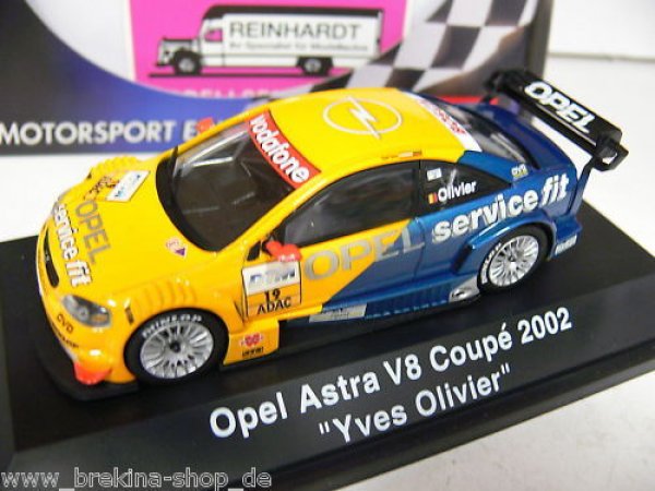 1/43 Schuco Opel Astra V8 Coupe '02 #19 Y Olivier 04806