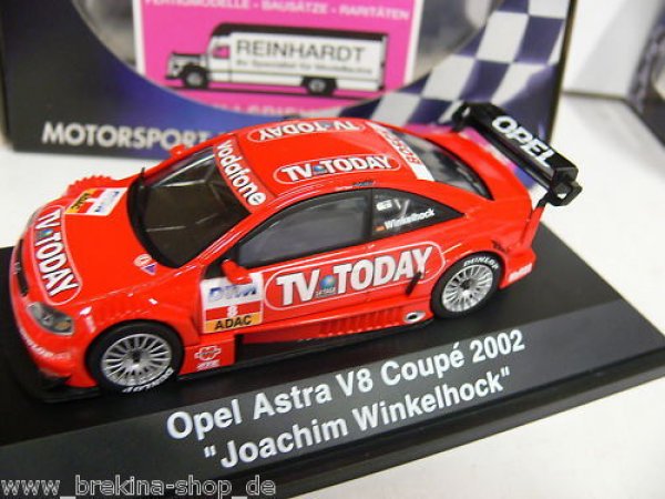 1/43 Schuco Opel Astra V8 Coupe '02 #8 Winkelhock 04801